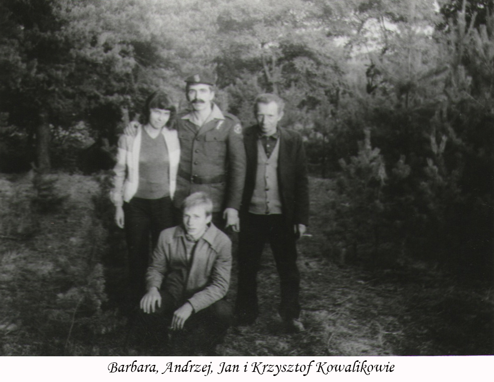 Barbara, Andrzej, Jan i Krzysztof Kowalikowie
